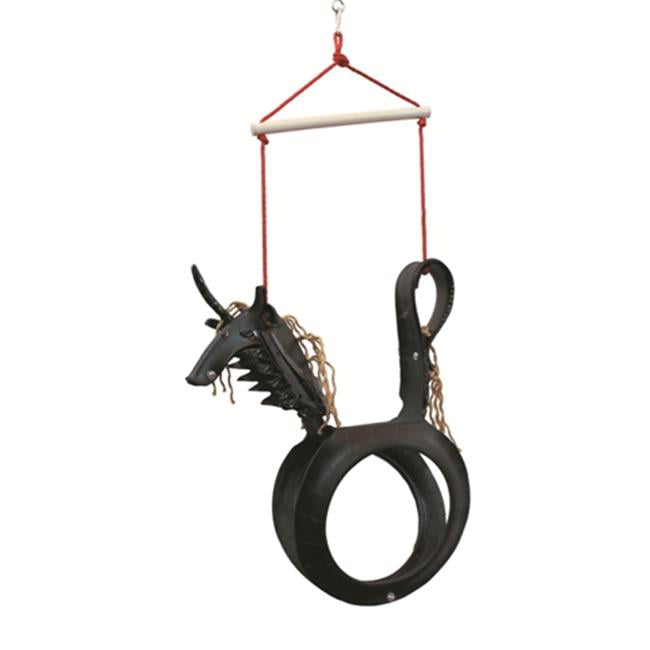 Sparkling Line SL001501 Unicorn Tire Swing- Black