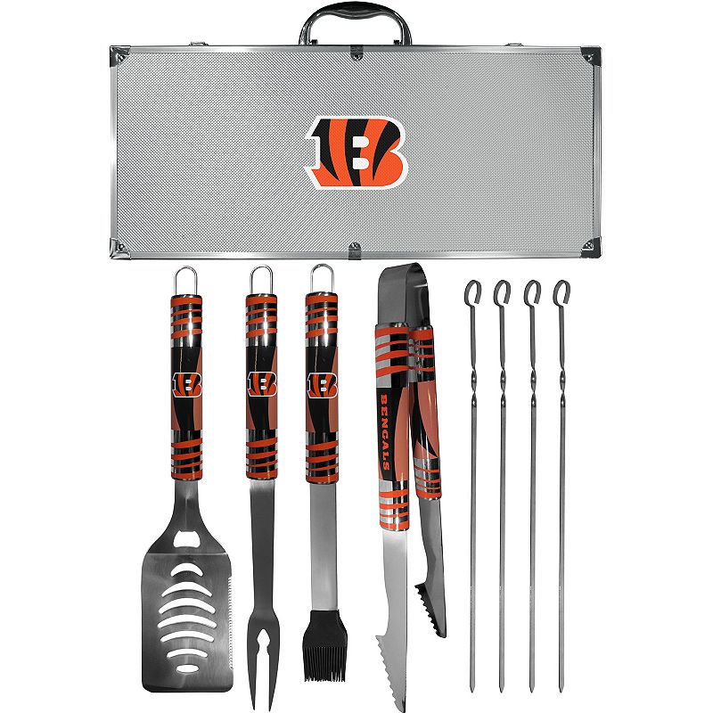 Cincinnati Bengals Tailgater 8-Piece BBQ Grill Set