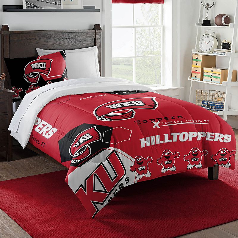 The Northwest Western Kentucky Hilltoppers Twin Comforter Set with Sham