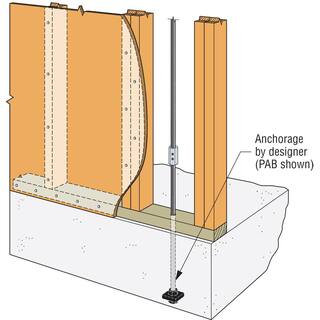 Simpson Strong-Tie PAB 58 in. x 18 in. Preassembled Anchor Bolt with Washer PAB5-18