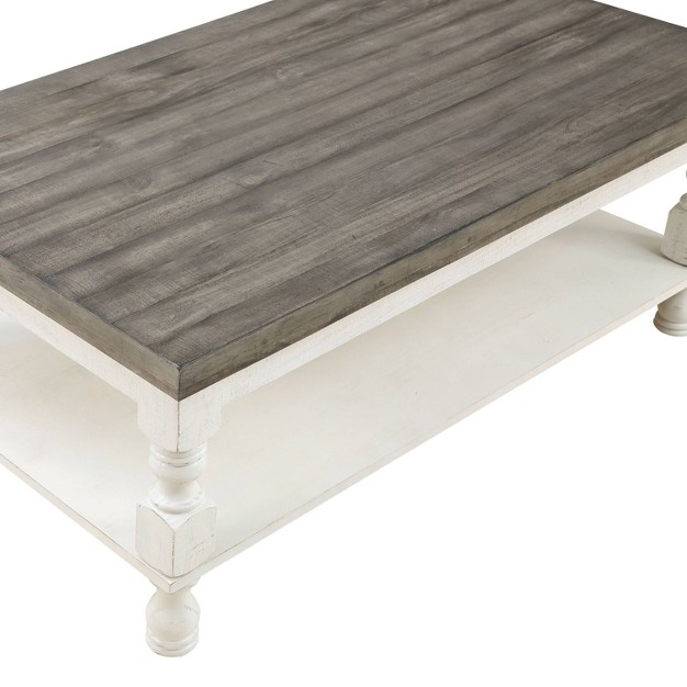 Philoree Farmhouse Coffee Table Antique White Homes Inside Out