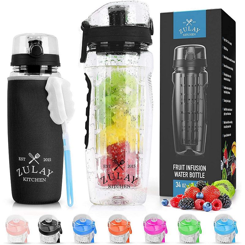 Portable Water Bottle with Fruit Infuser