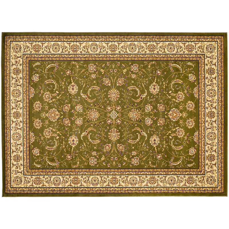 Safavieh Lyndhurst Framed Floral Scroll Rug