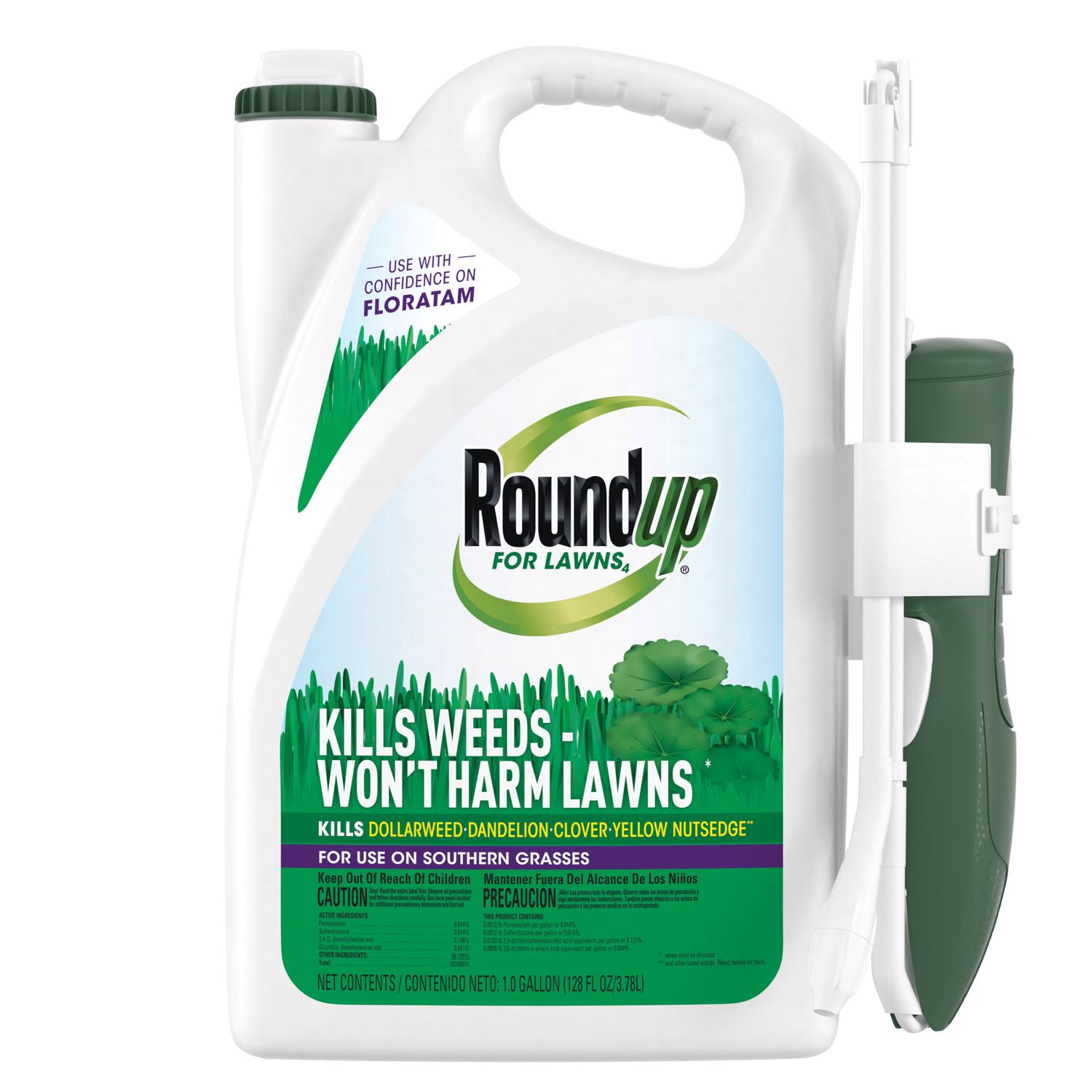 Roundup For Lawns4 Weed Killer RTU Liquid 1 gal