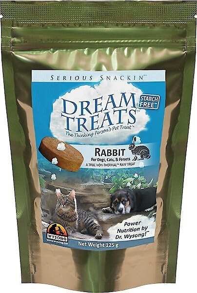 Wysong Dream Rabbit Freeze-Dried Raw Dog， Cat and Ferret Treats