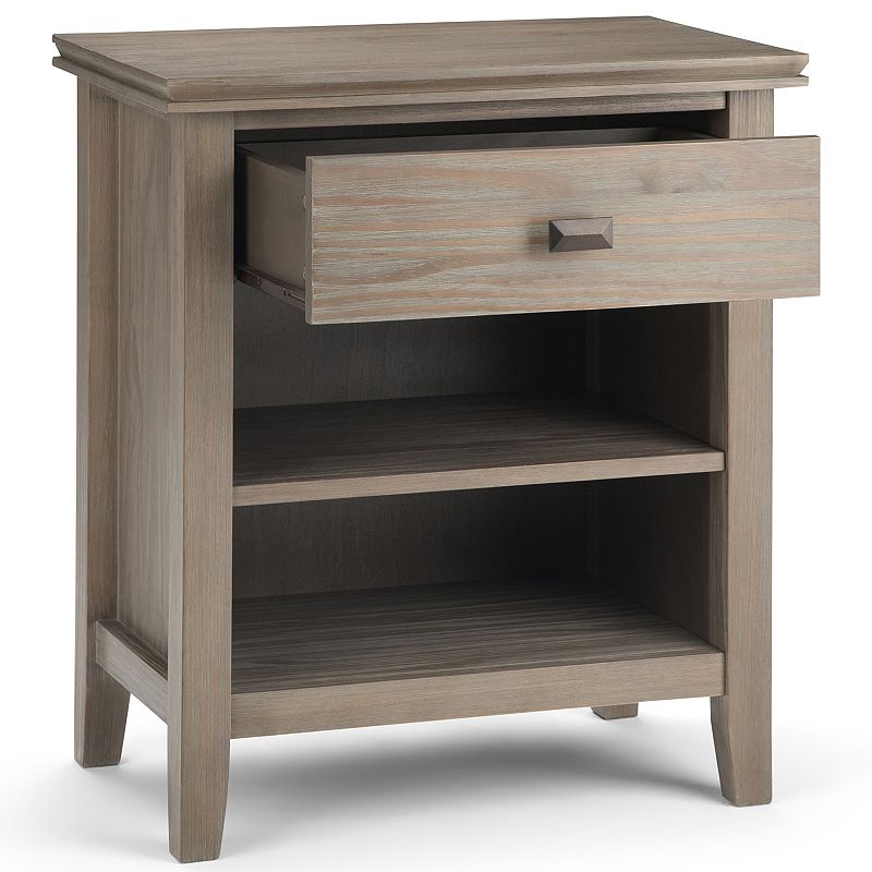 Simpli Home Acadian Bedside Table