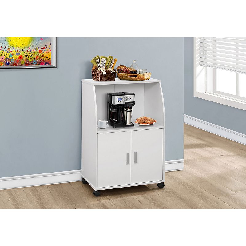 Monarch Rolling Kitchen Cart Floor Decor