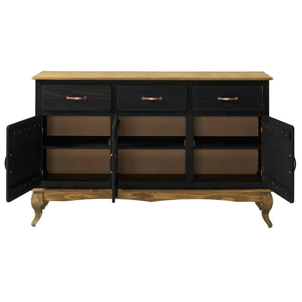 Wood Buffet Sideboard Green | Furniture Dash