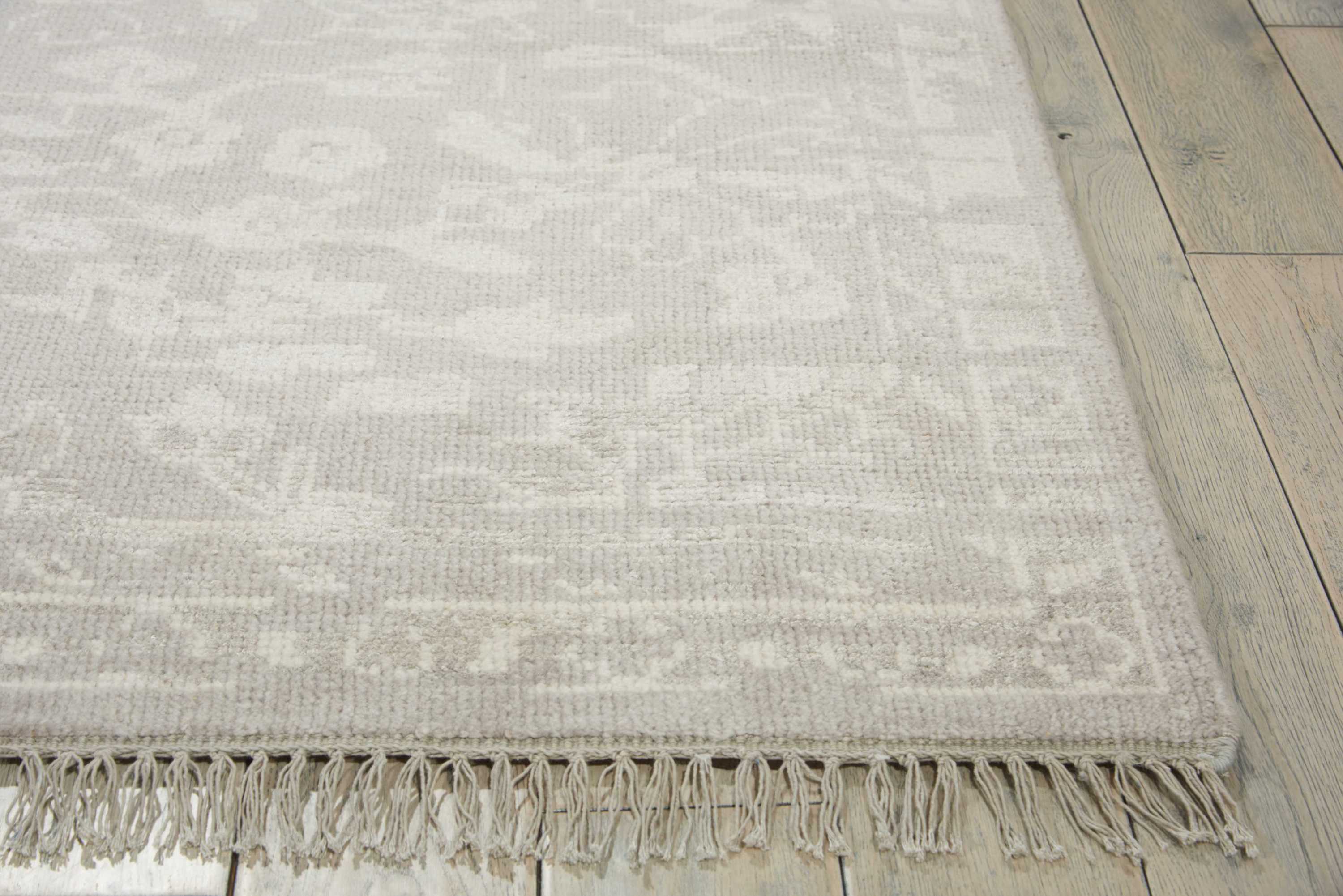 Elan Hand Knotted Silver Rug