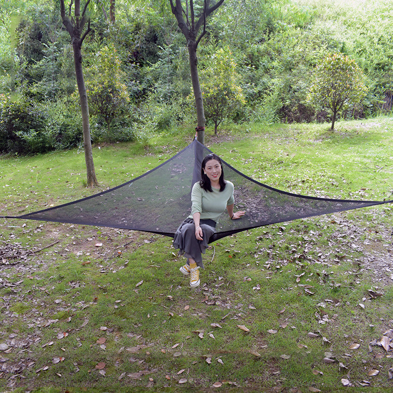 ametoys Outdoor Breathable Mesh Triangle Hammock for Camping Hiking