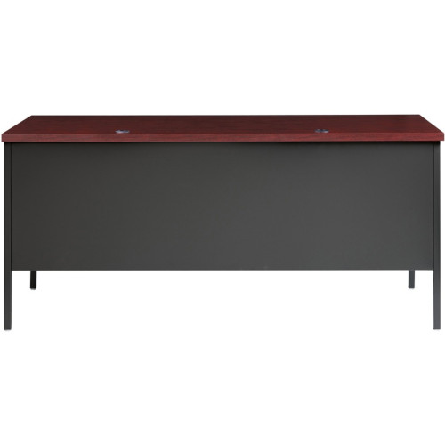 Lorell Fortress Series Left-Pedestal Desk (60919)