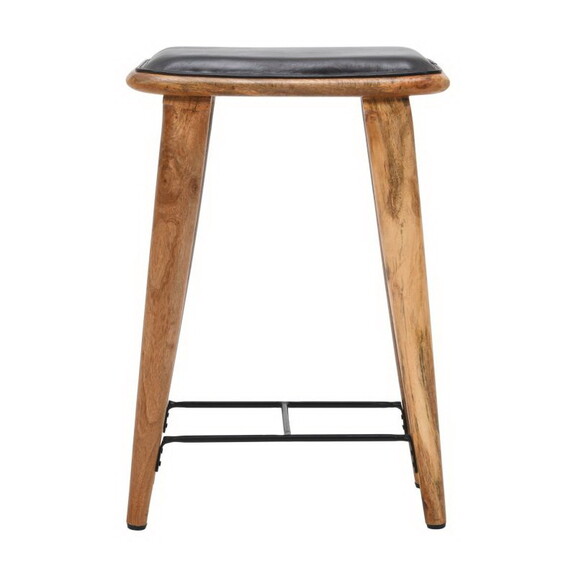 25 inch Counter Height Bar Stool  Genuine Leather ...