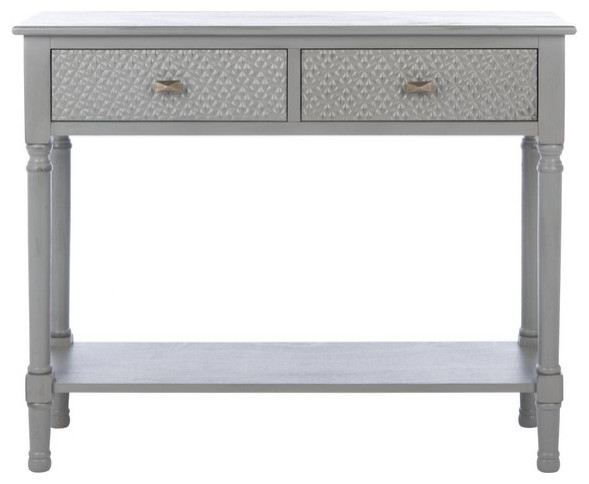 Halton 2Drw Console Table Safavieh   Traditional   Console Tables   by Safavieh  Houzz