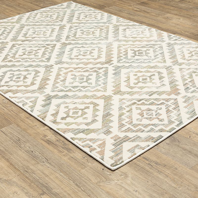 StyleHaven Camelia Geometric Southwest Area Rug