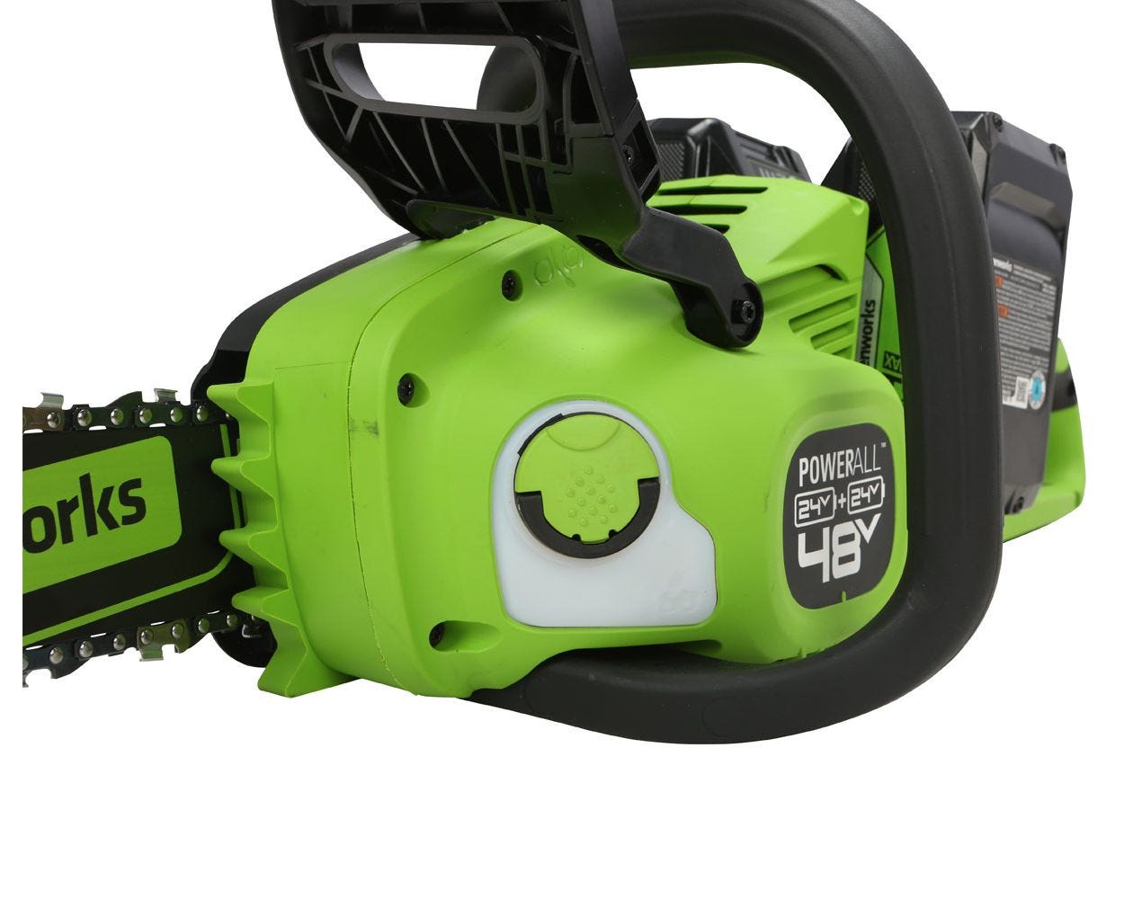 48V (2 X 24V) 16-Inch Cordless Chainsaw | Greenworks Tools