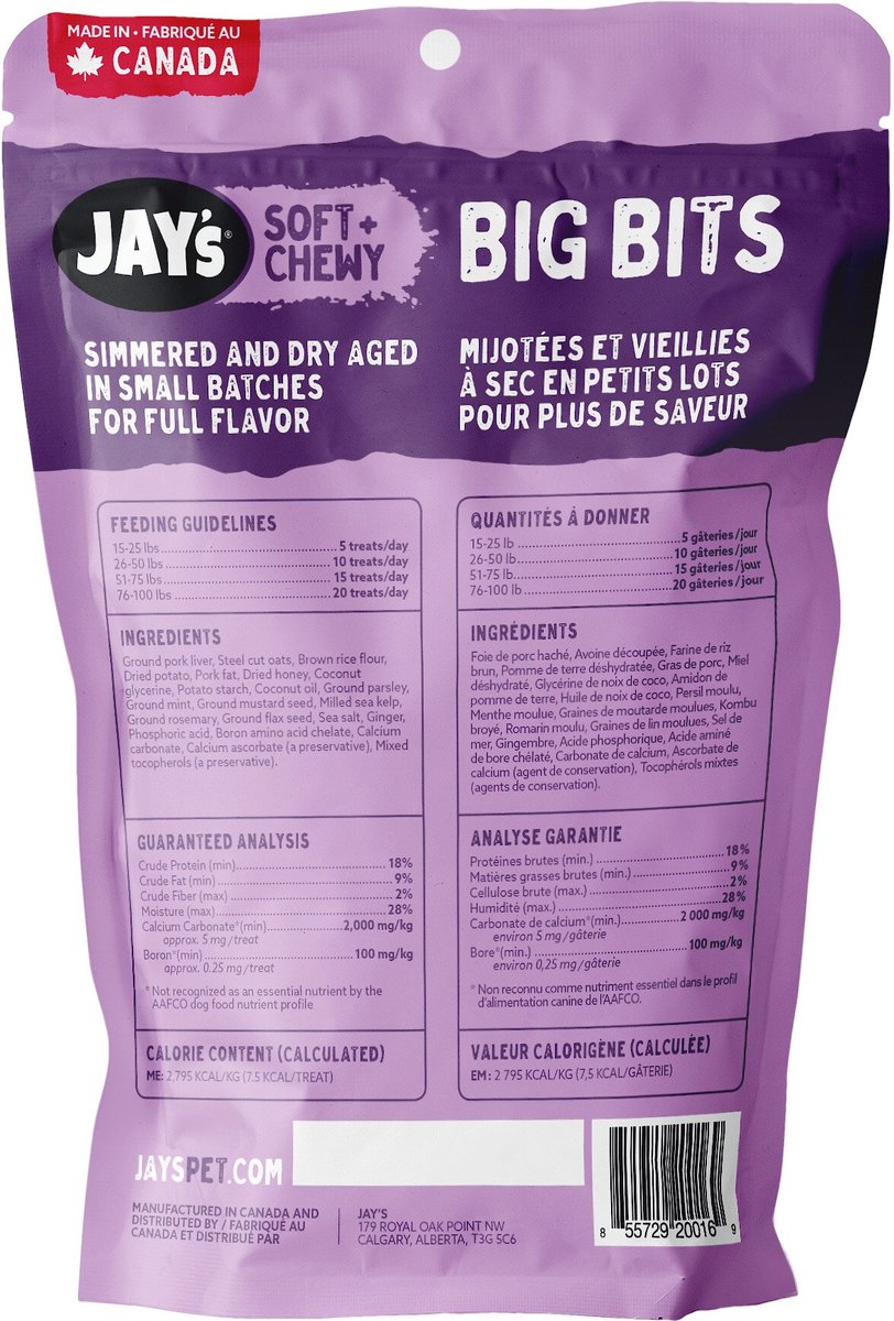 Jay's Soft and Chewy Big Bits Dental Dog Treats