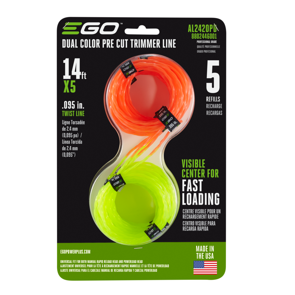 EGO POWER+ Dual Color Pre-Cut Trimmer Line