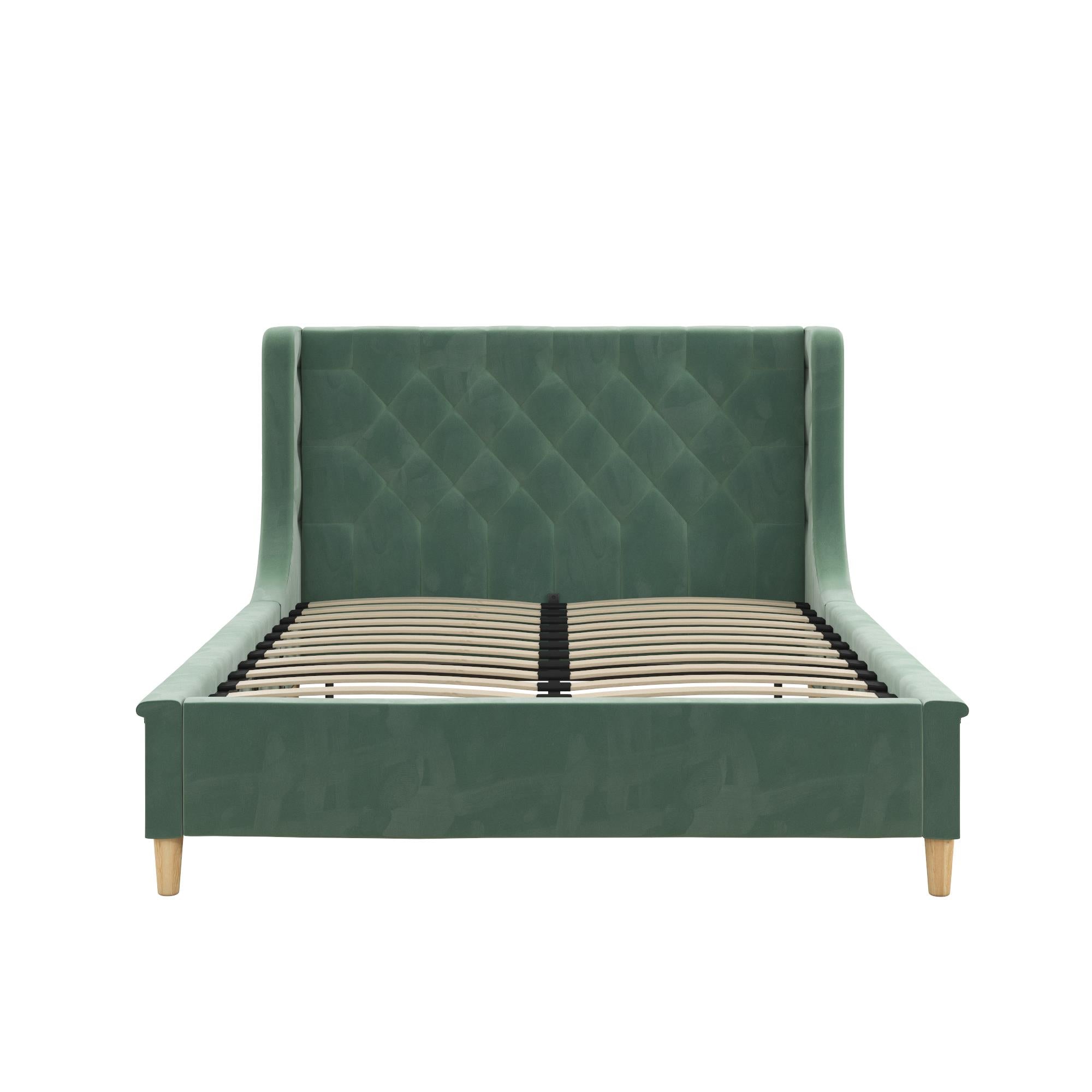 Little Seeds Monarch Hill Ambrosia Kids' Full Upholstered Bed, Teal Velvet