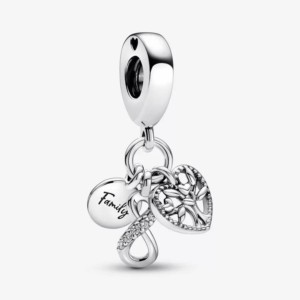 PANDORA  Family Infinity Triple Dangle Charm