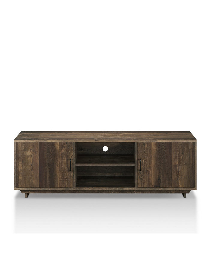 Furniture of America Kenzie Rustic 62 TV Stand