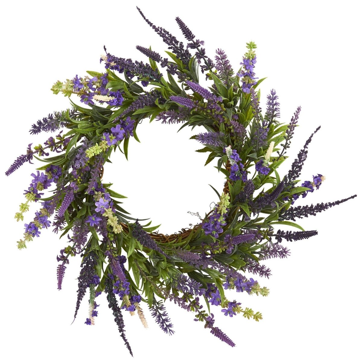 18” Lavender Wreath | Elegant Home Décor