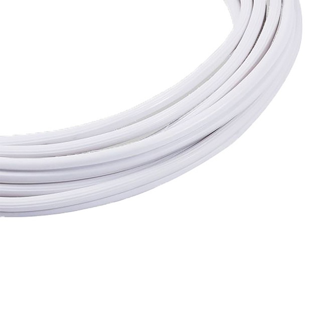 Ge 3 outlet Polarized Indoor Extension Cord With Twist to close Outlet Covers 6 Ft White 51937