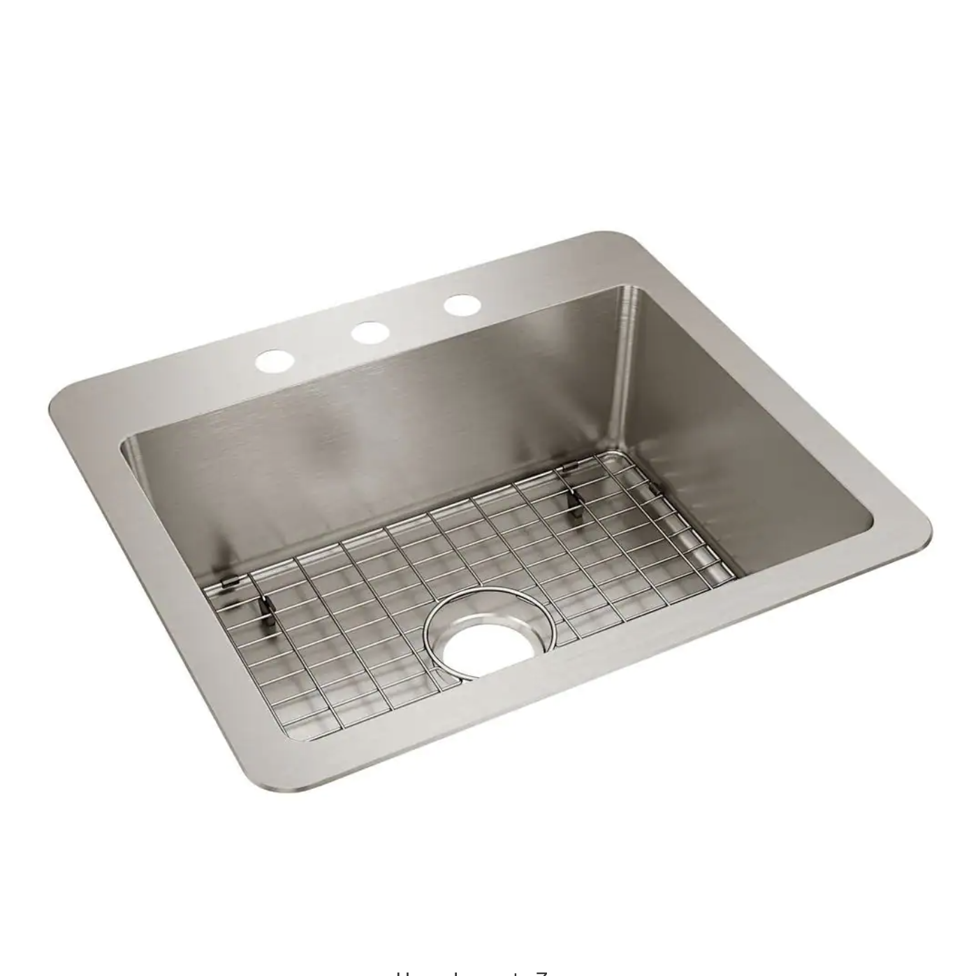 Elkay Avenue Stainless Steel Drop-In/Undermount 25 in. Single Bowl Kitchen Sink with Bottom Grid