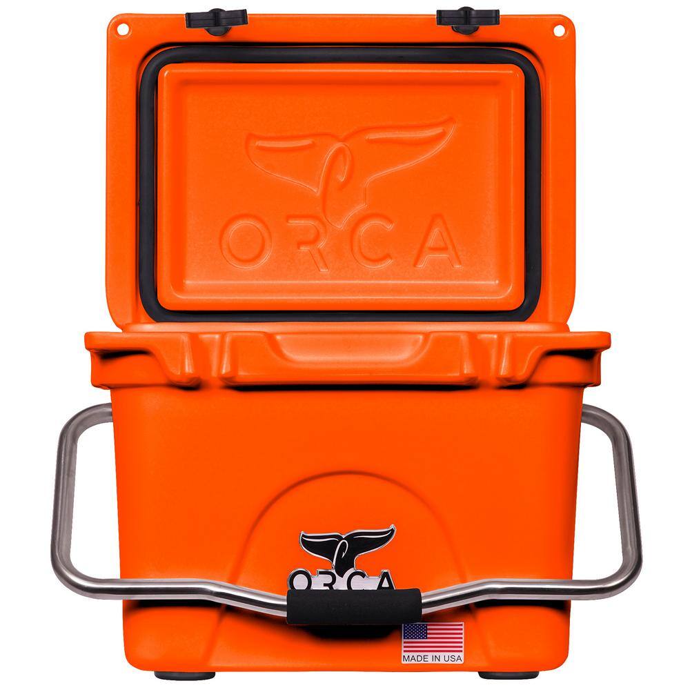 ORCA COOLERS 20 Qt. Cooler in Blaze Orange ORCBZO020