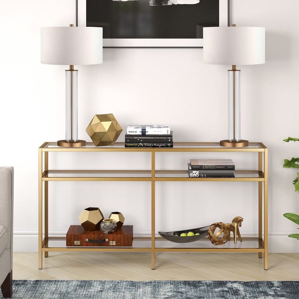 Silver Orchid Galeen Console Table