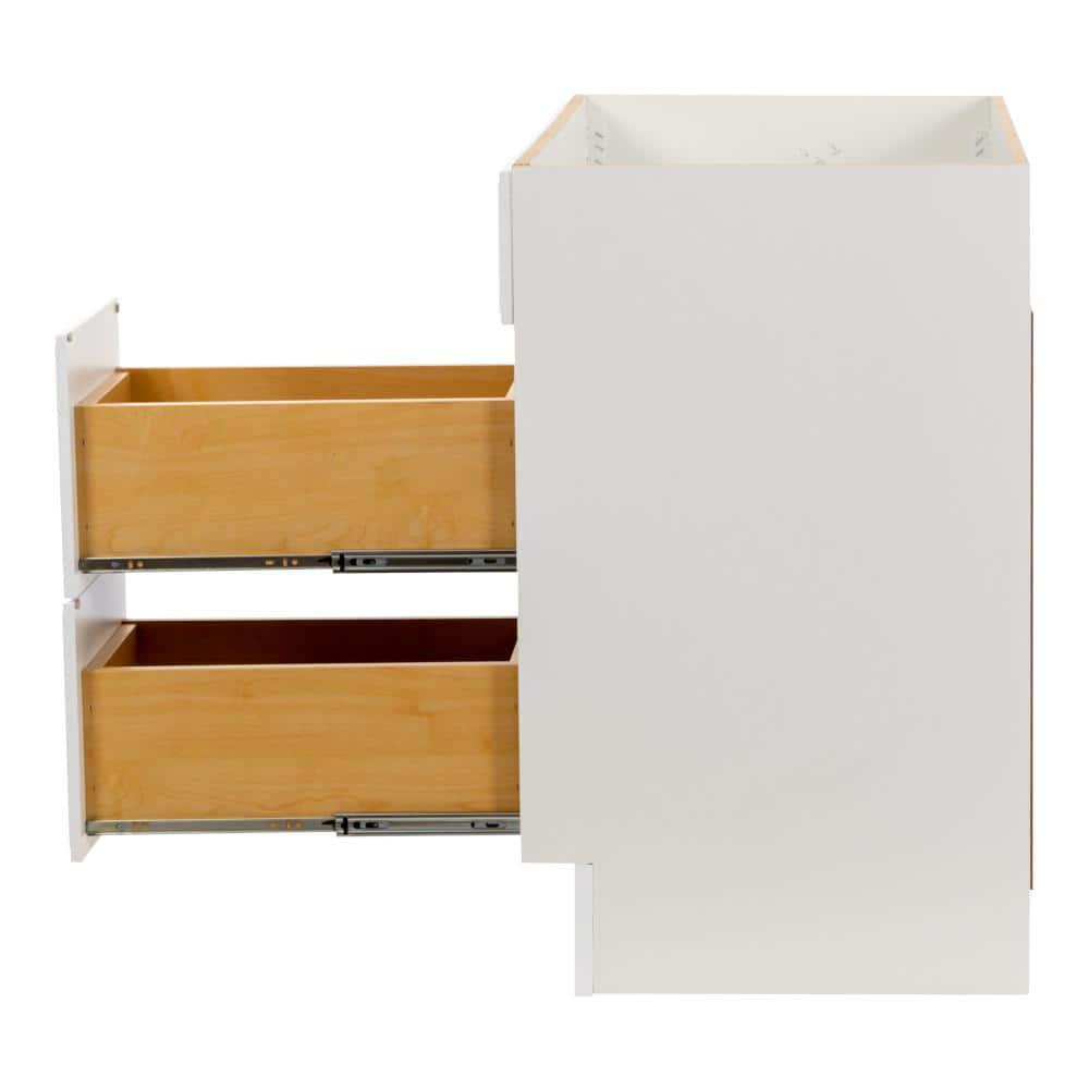 Glacier Bay Glensford 36 in W x 2165 in D x 3421 in H Bath Vanity Cabinet Only in White