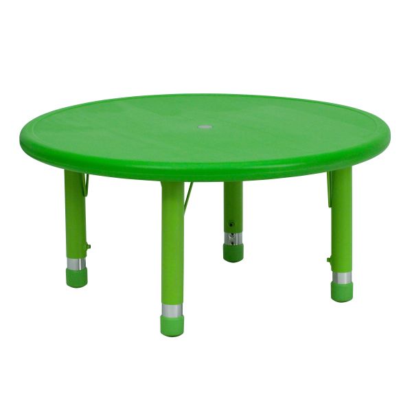 Flash Furniture Round Height Adjustable Activity Table