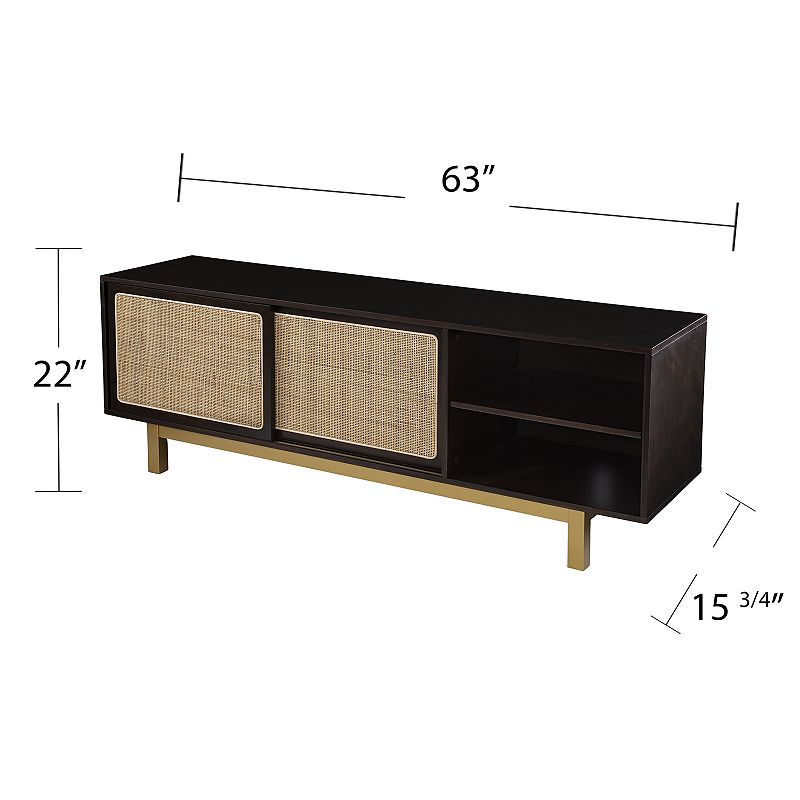 Southern Enterprises Caronja Sliding Door TV Stand