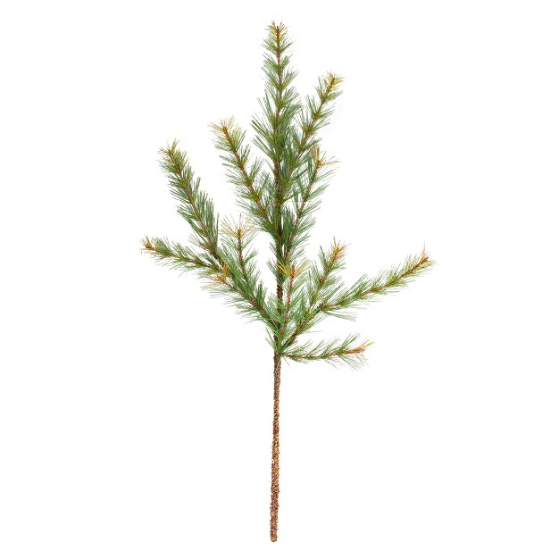 Brown And Green Pine Artificial Christmas Spray