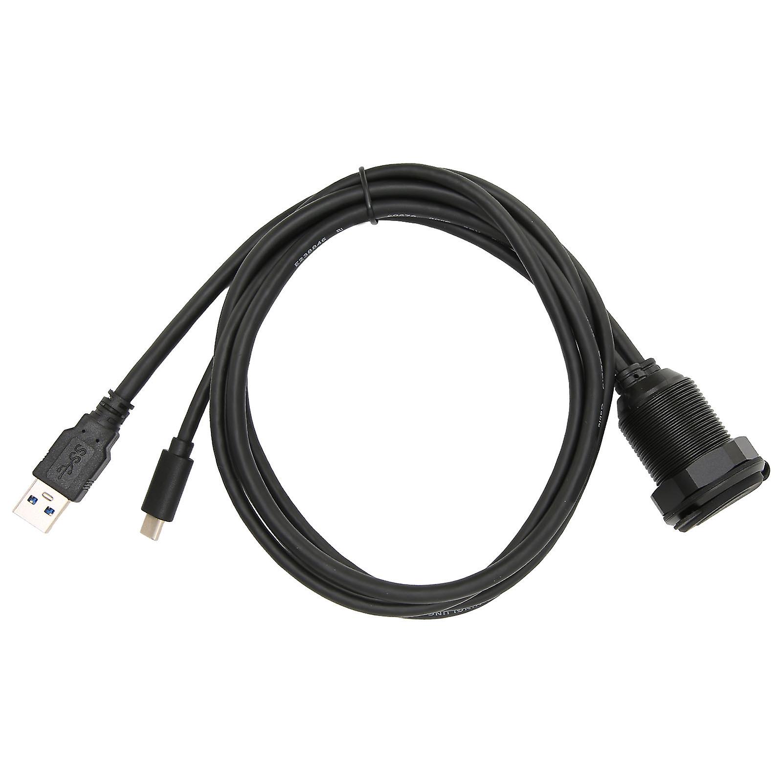 Usb3.0 Mount Cable Aluminum Alloy 1m/3.3ft Waterproof Data Cable With Led Light For Notebook Computers Tvs