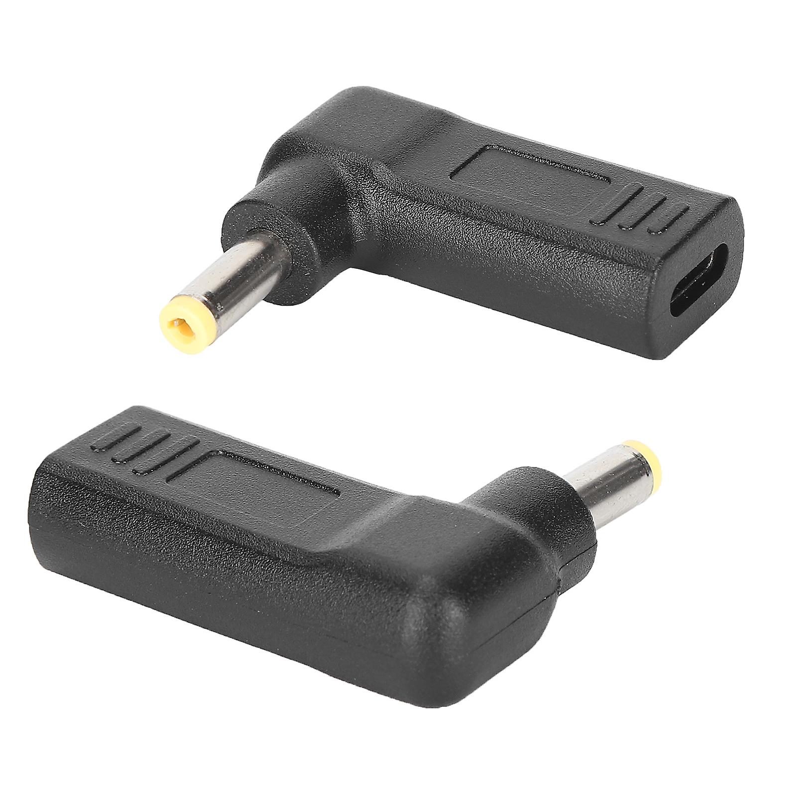 Typec To Dc Adapter Female To Male Plug 4.8x1.7mm Right Angle Pd Connector Charging Device