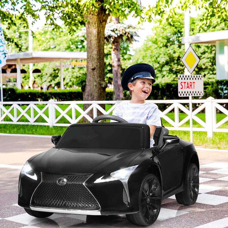 Licensed Lexus LC500 Kids Ride on Car, 12V Battery Powered Electric Vehicle Riding Toy Car with Remote Control