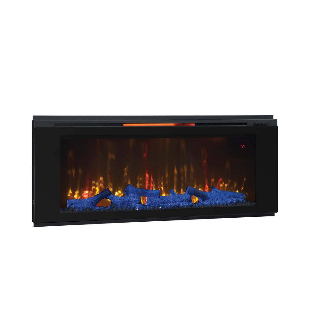 Classic Flame Helen 48 in. Wall-Mount Electric Fireplace in Black 48HF320FGT