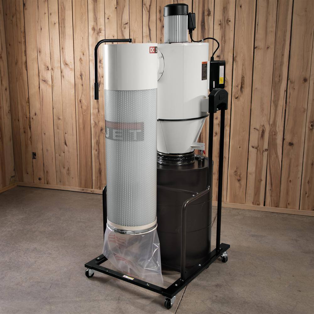 Jet JCDC-3 3HP 230-Volt Cyclone Dust Collector Kit 717530K