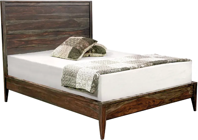 Fall River Dark Brown Queen Bed