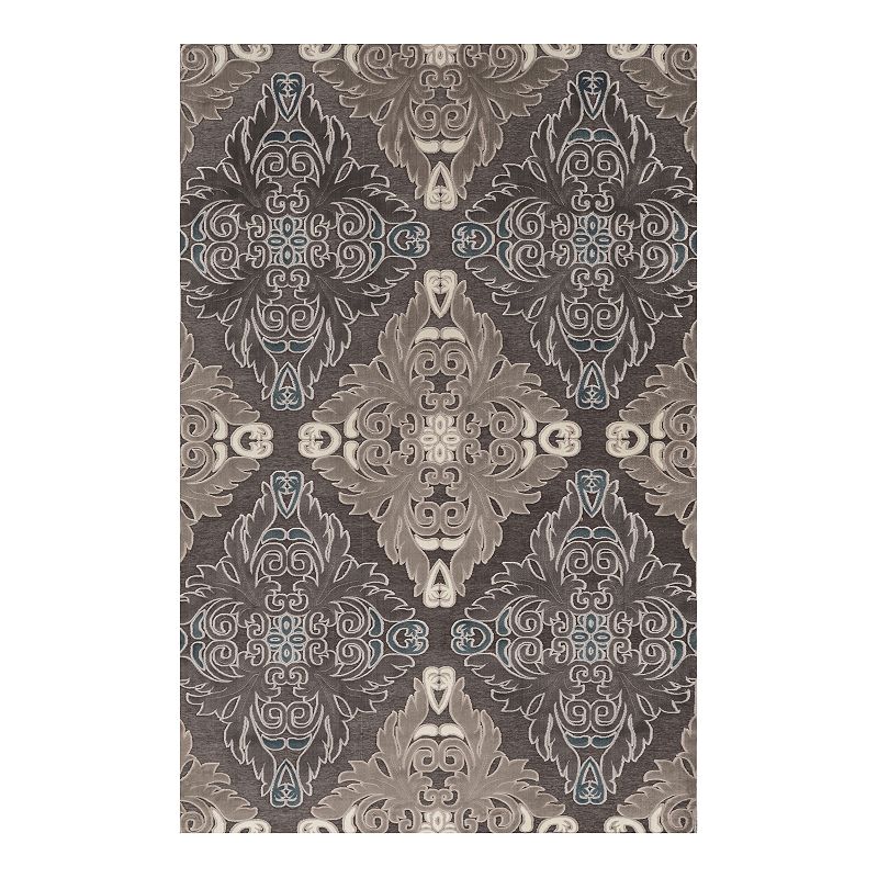 Linon Hi Lo Medallions Rug