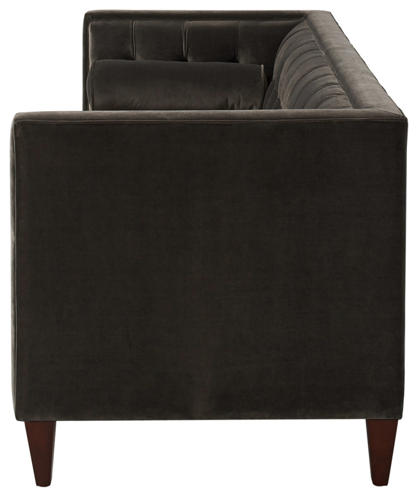 Jack 84 quotModern Tuxedo Tufted Sofa   Transitional   Sofas   by Jennifer Taylor Home  Houzz