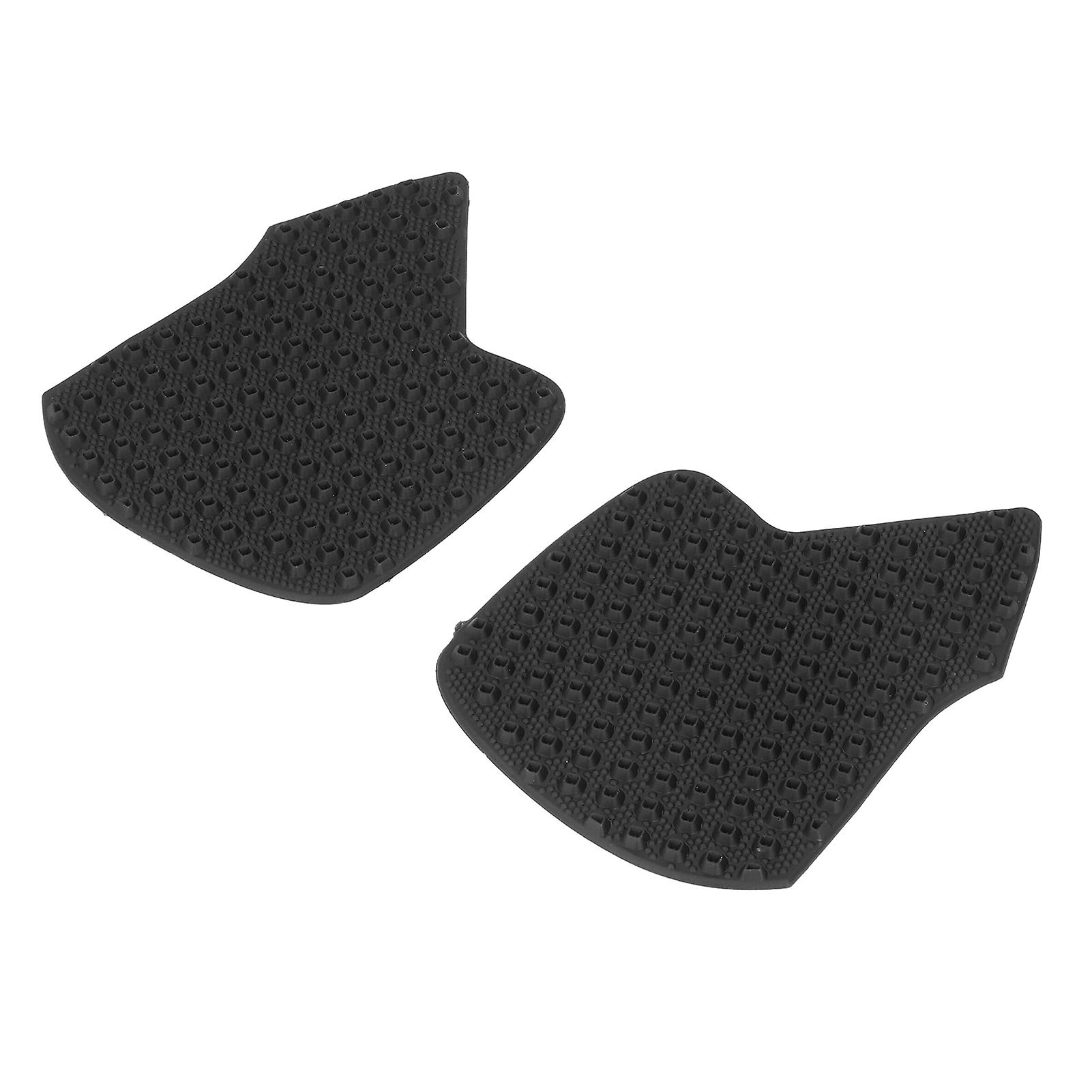 2pcs Gas Tank Traction Side Pad Antiskid Rubber Black Fuel Knee Grip Protector Replacement For Cb650r