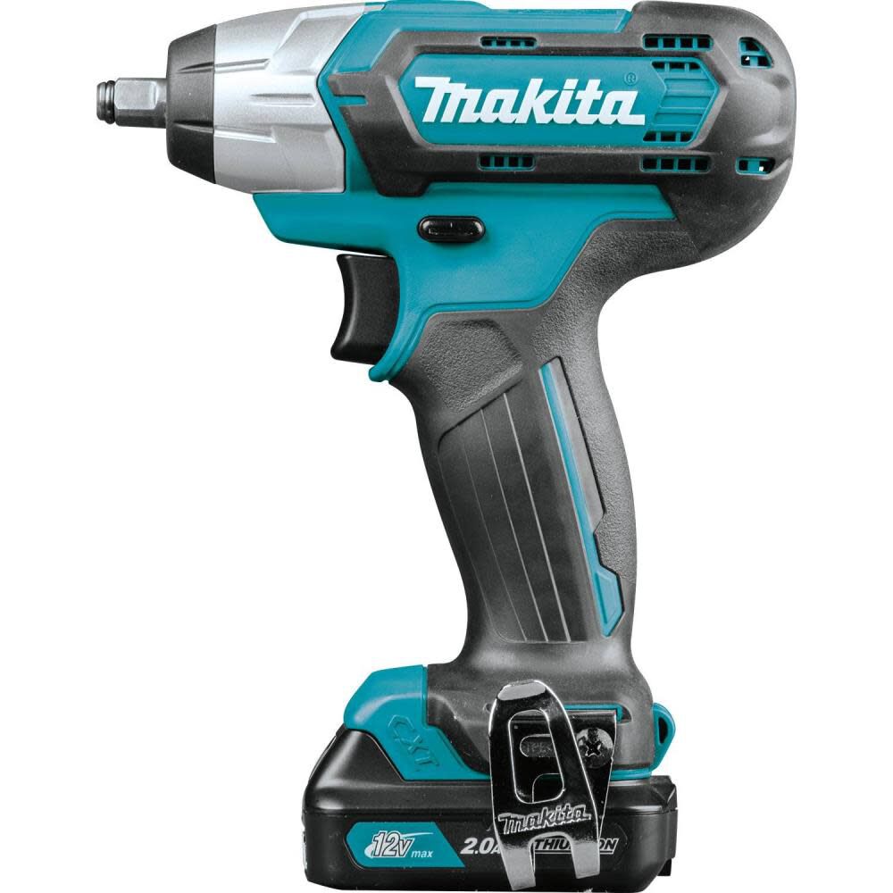 Makita 12V Max CXT Lithium-Ion Cordless 3/8 In. Impact Wrench Kit (2.0Ah) WT02R1 from Makita