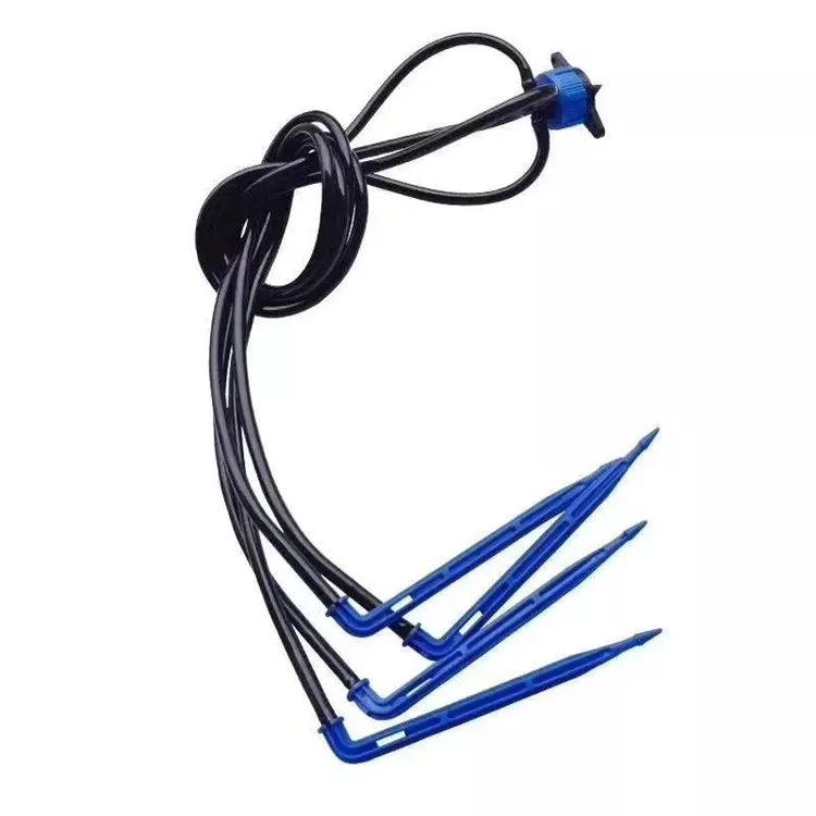 Manufacturers directly supply a four drop arrow + pressure compensation drop head bend drop sword drip irrigation flowers garden