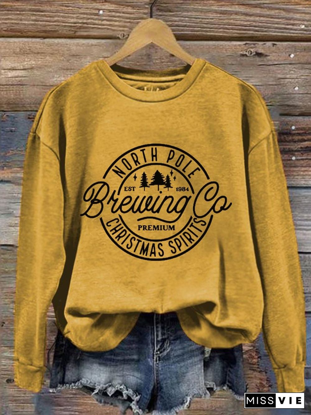 Women's North Pole Brewing Co Printed Sweatshirt