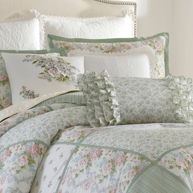 Green Harper Comforter Set Laura Ashley