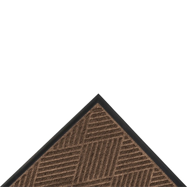 2 x27 x3 x27 Solid Diamond Doormat Brown black Hometrax