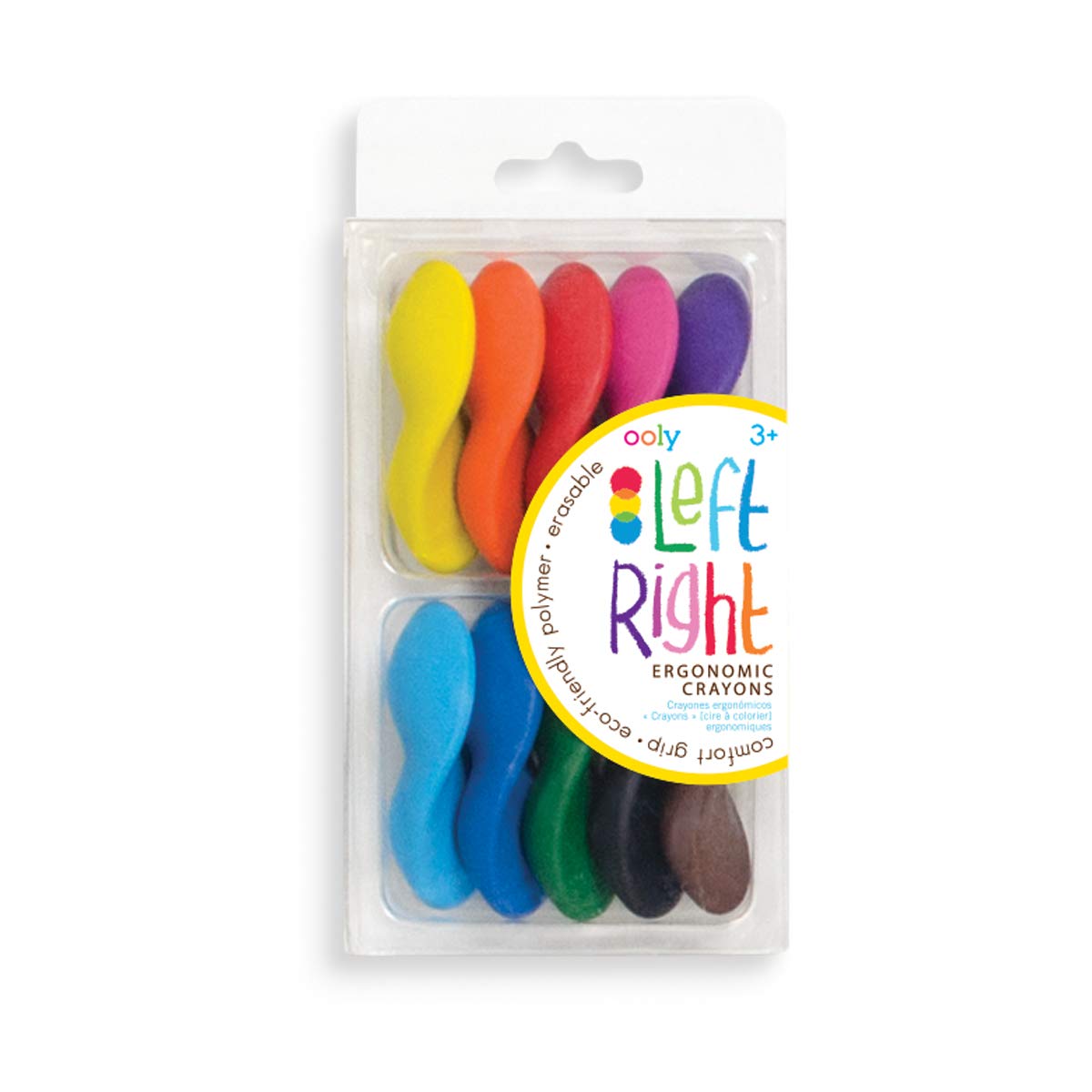 Left Right Crayons- Set of 10 by OOLY