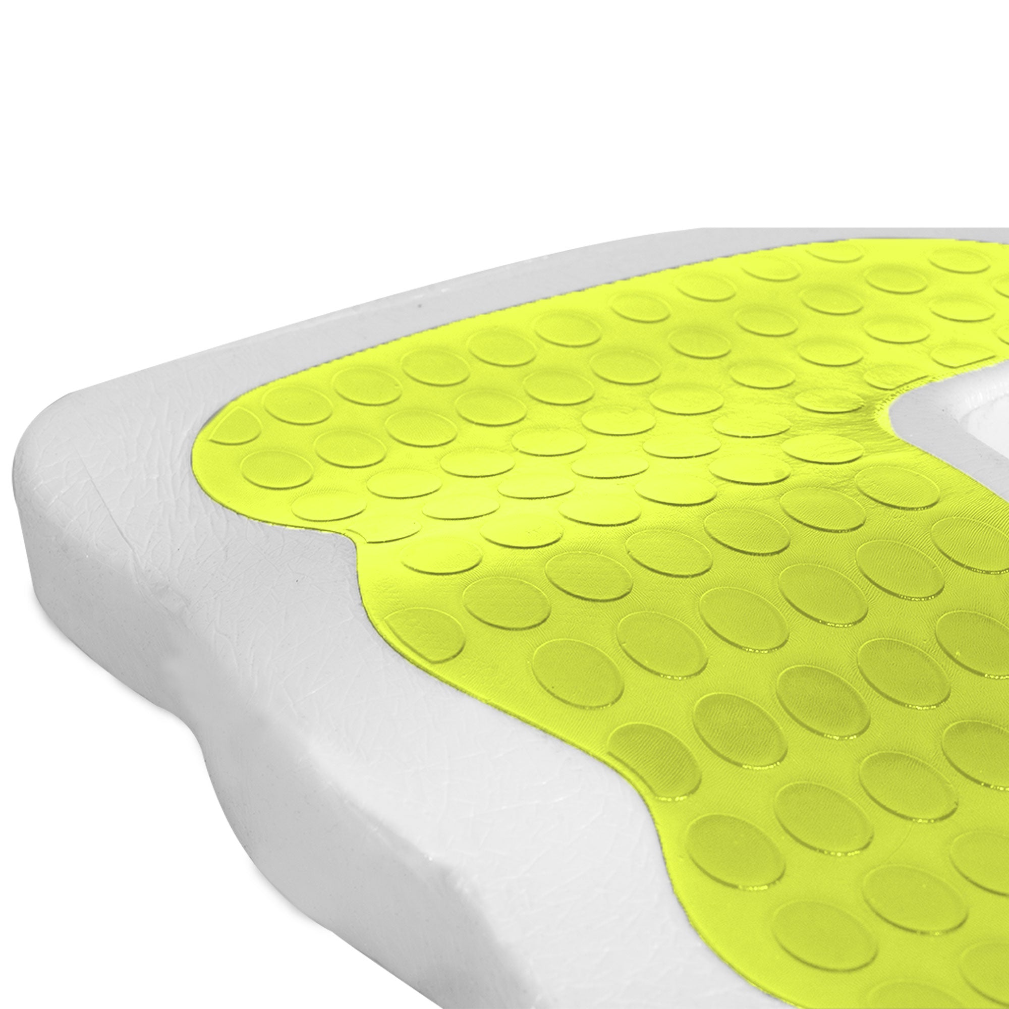 FH Group Ergonomic Cooling Gel AFFH1011YELLOW Yellow Memory foam Car Cushion with Air Freshener