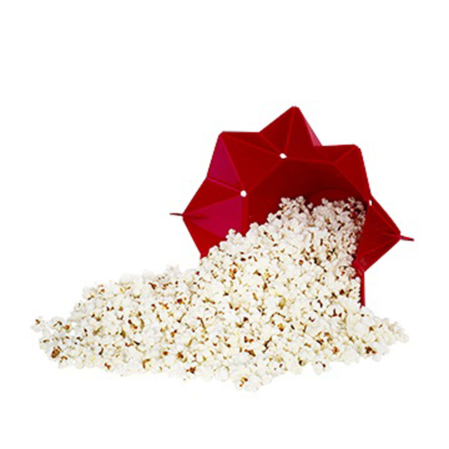 Chefn Pop Top Red Silicone Popcorn Popper 10 oz